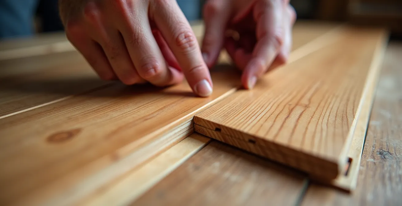 Installation d'un plancher de bois franc par pose flottante sans colle